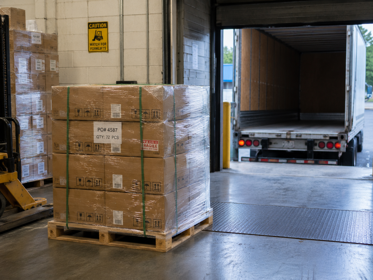 Before a shipment is loaded
